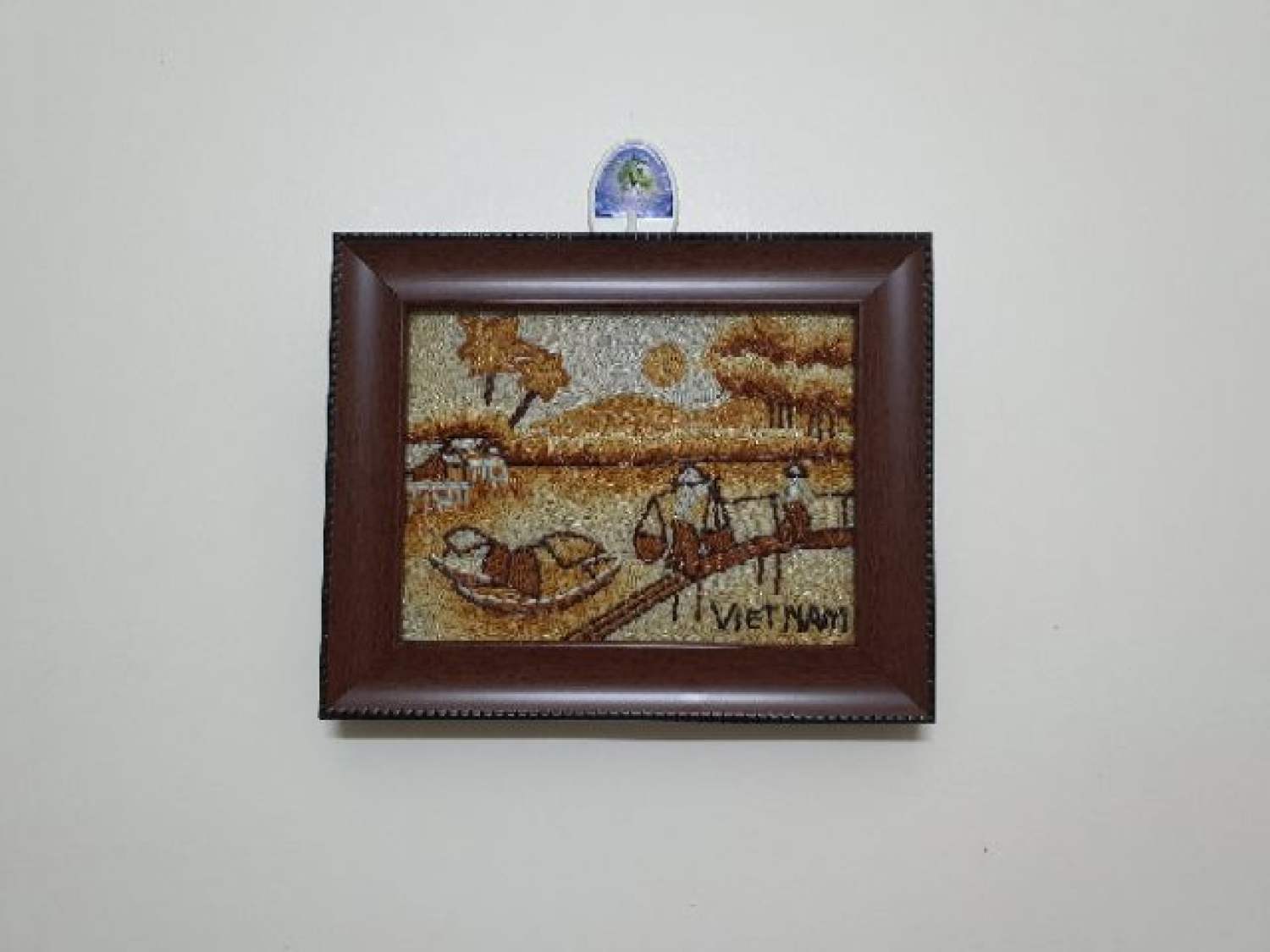Tranh gạo lưu niệm (20cm×25cm)