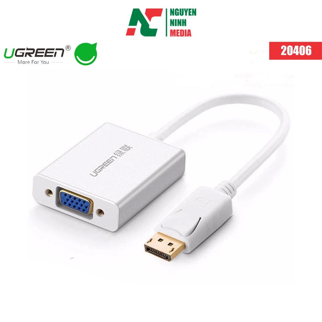 Cáp chuyển đổi displayport sang VGA Ugreen 20406