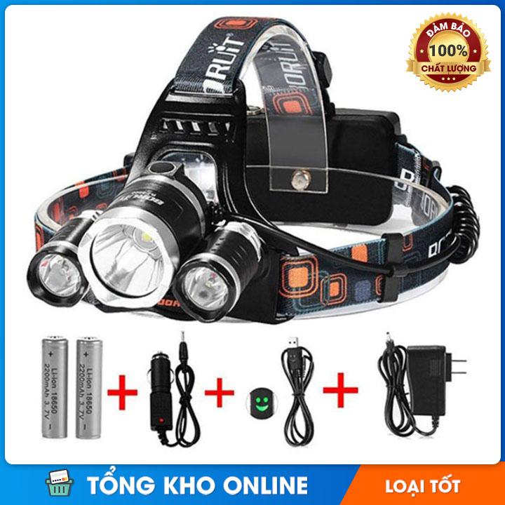 Đèn pin đội đầu 3 pha siêu sáng