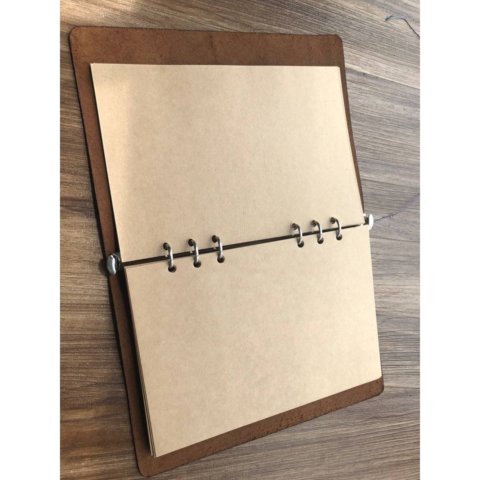 [Handmade] Sổ tay A5 bìa da thật cao cấp - A5M01
