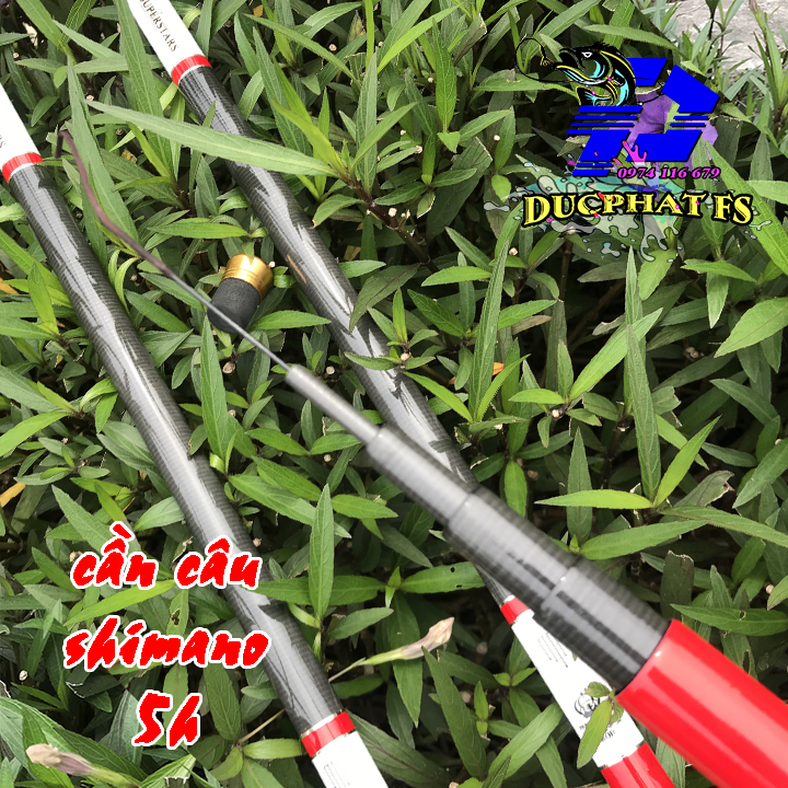 CẦN CÂU TAY SHIMANO, DAIWA, CARBON 5H