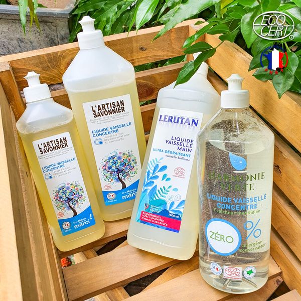 NƯỚC RỬA BÁT HỮU CƠ BẠC HÀ HARMONIE VERTE 1L