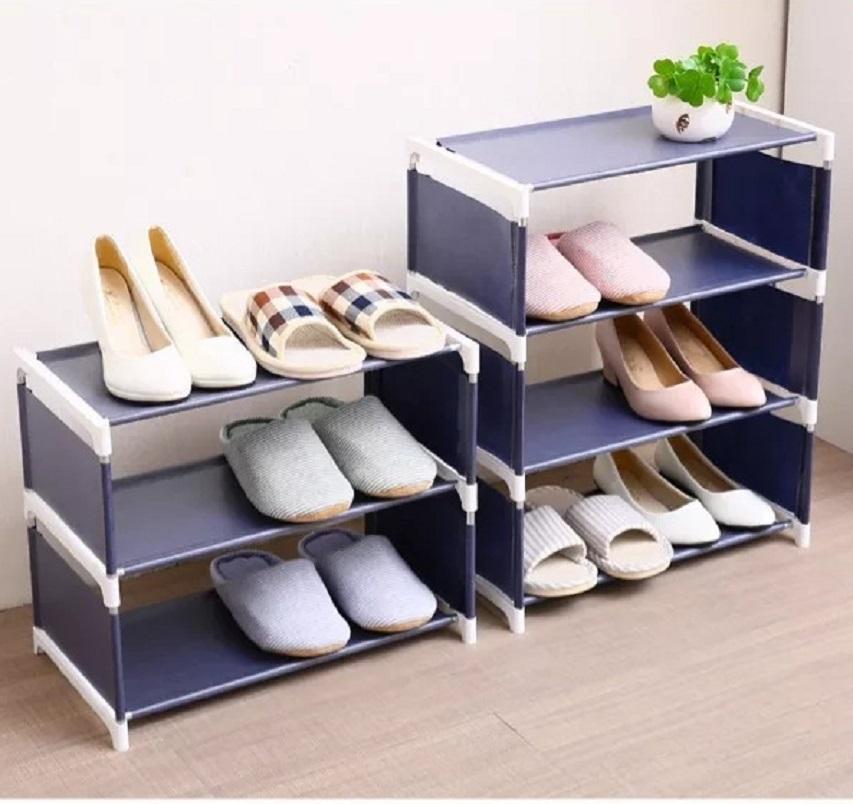 [HCM]Kệ Giày Lắp Ráp 4 Tầng Dễ Thương (giao màu ngẫu nhiên)