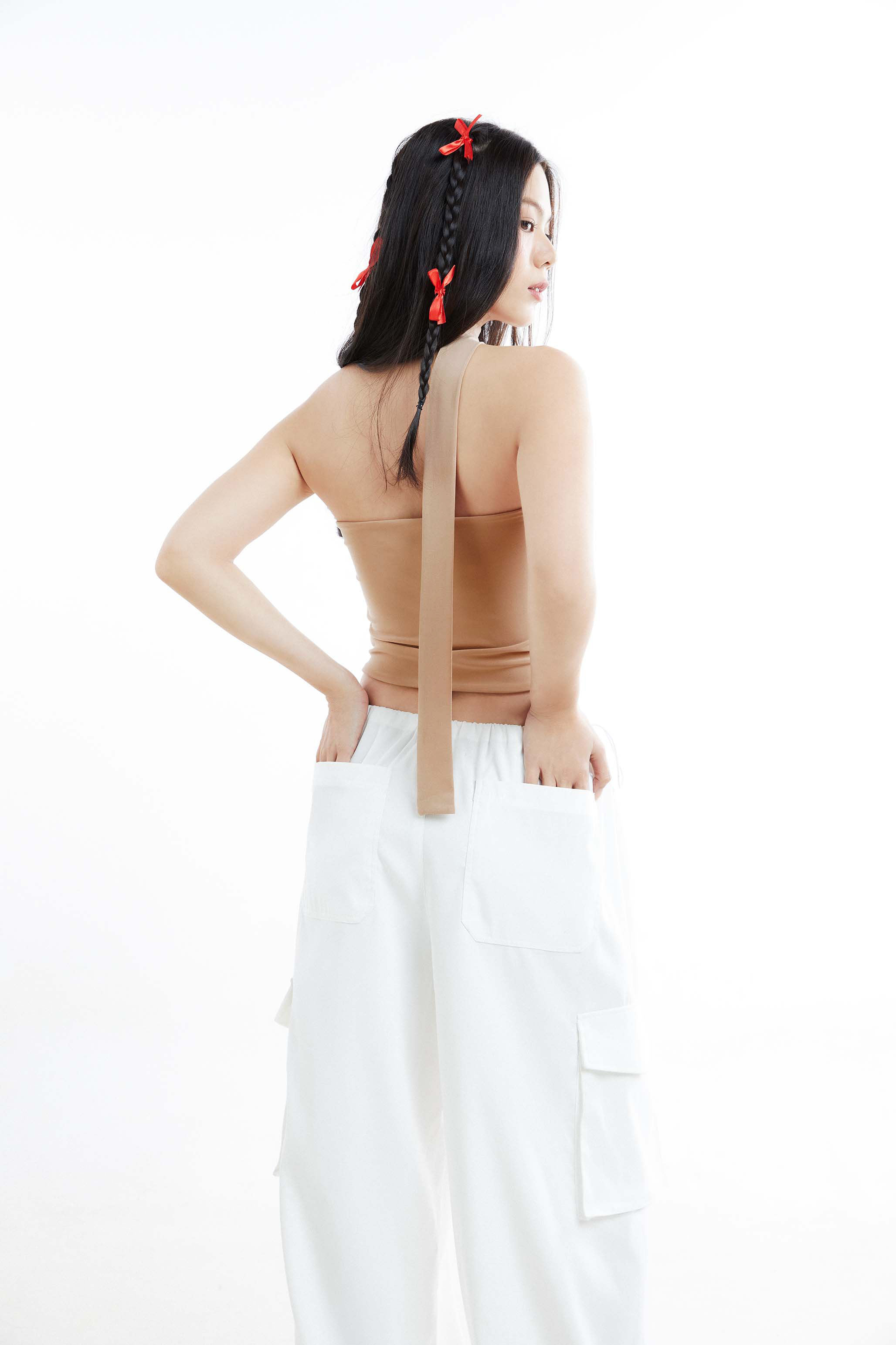 DOTTIE - Áo ống kèm khăn T0643