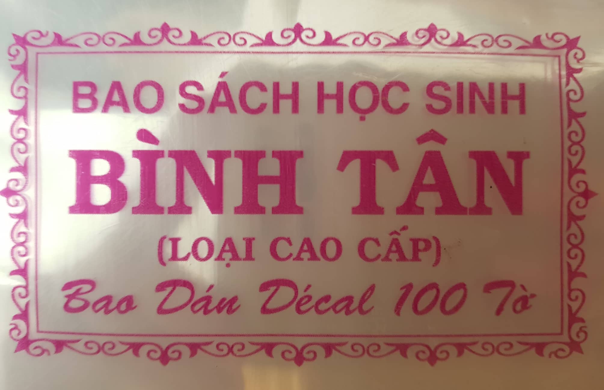 Set 10 bìa kiếng bọc sách, bọc vở dày cho bé