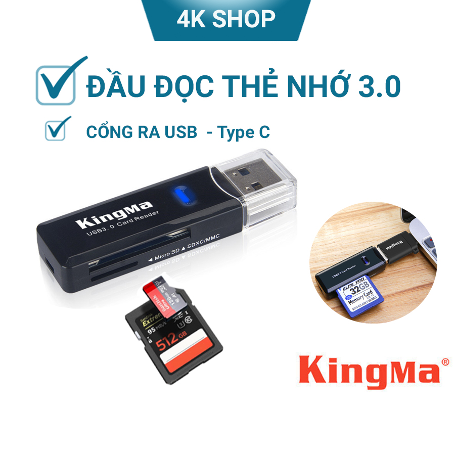 Đầu đọc thẻ SD, MicroSD Tốc độ 3.0