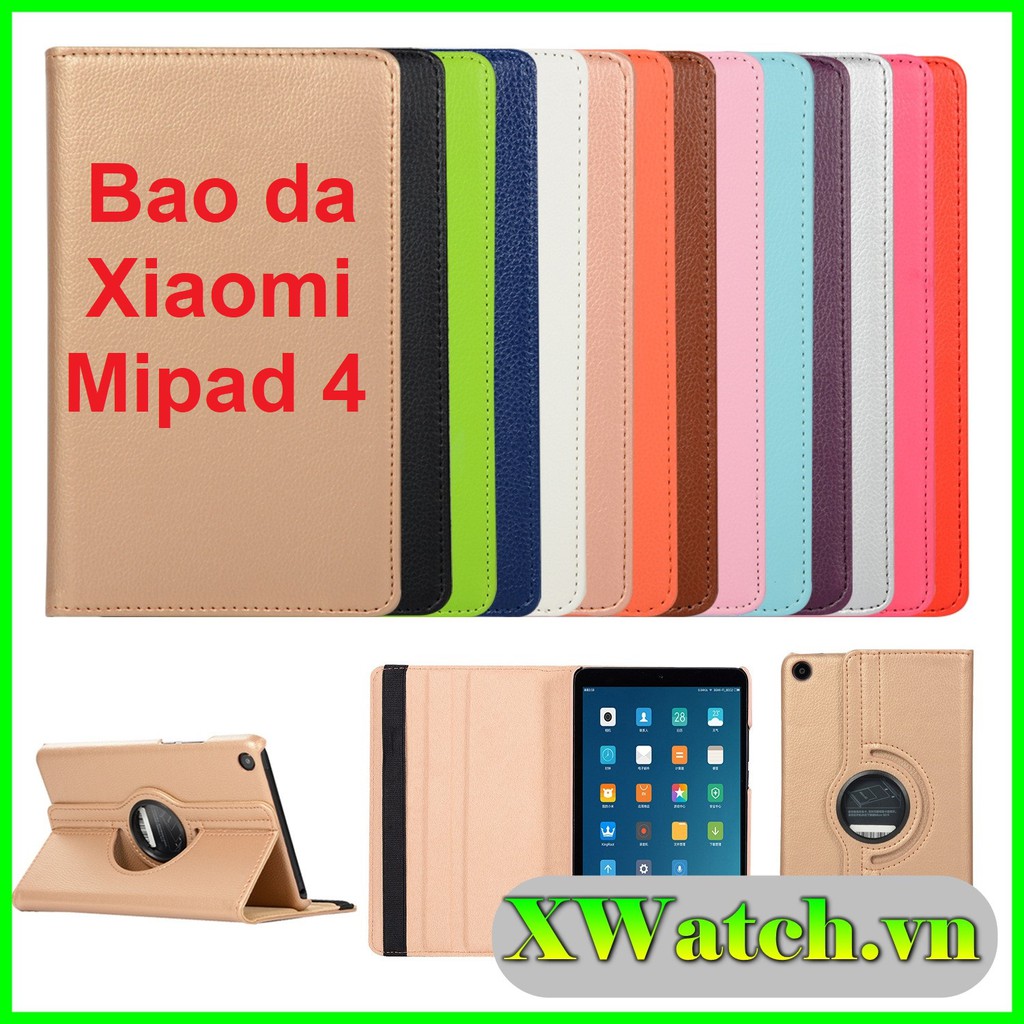 Bao da / ốp lưng thông minh xoay 360 độ xiaomi mi pad 4 , mipad 4