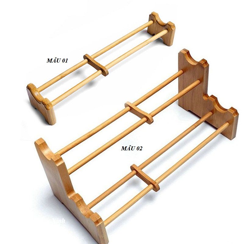 Gác chén bằng tre tự nhiên