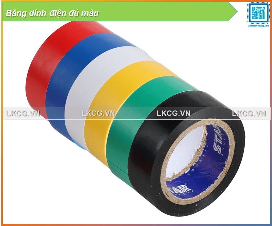 [Rẻ vô địch] Băng dính điện đủ màu