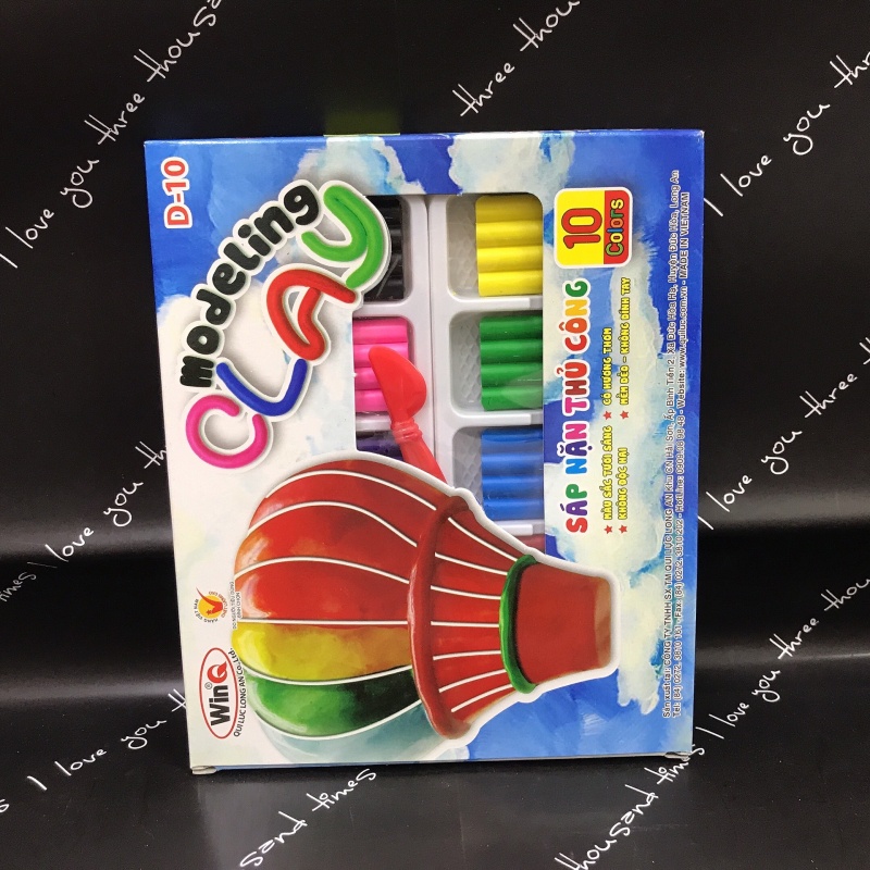{HCM} Đất nặn thủ công 5, 10 màu WINQ [ VPP Trí Đức ]