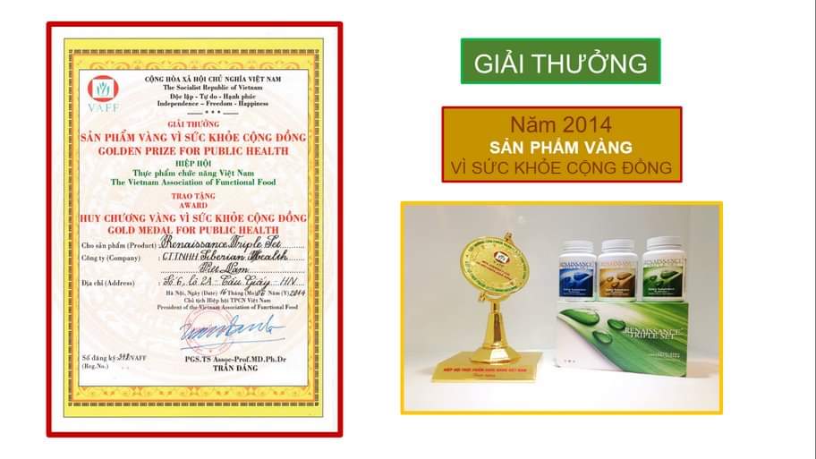 Bộ 3 thải độc và thanh lọc cơ thể Renaissance Triple