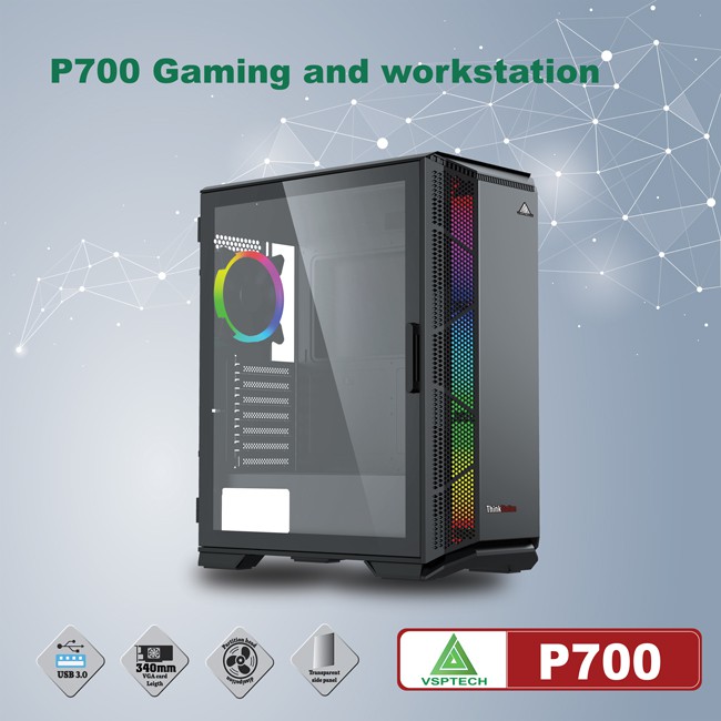 Vỏ Case Máy Tính VSP P700 ThinkStation Chuẩn Full ATX (Không bao gồm Fan)