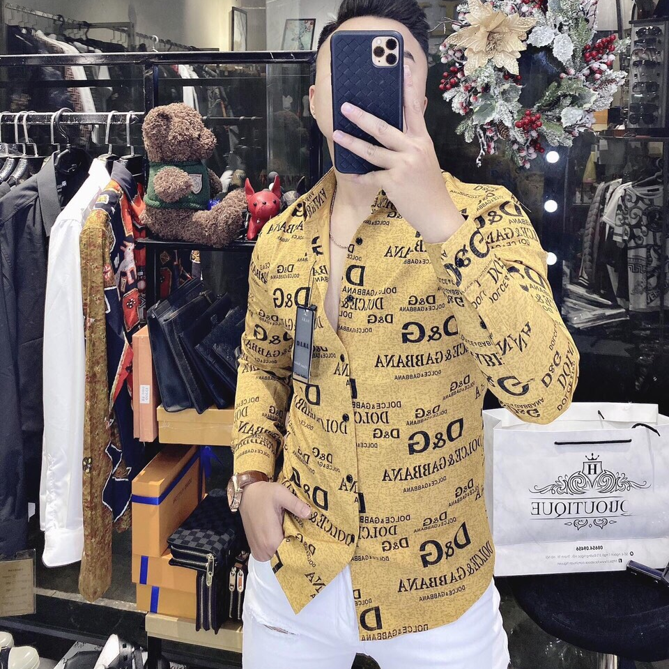 ÁO SƠ MI LỤA NAM NỮ THỜI TRANG PHONG CÁCH WYN SHOP PP8