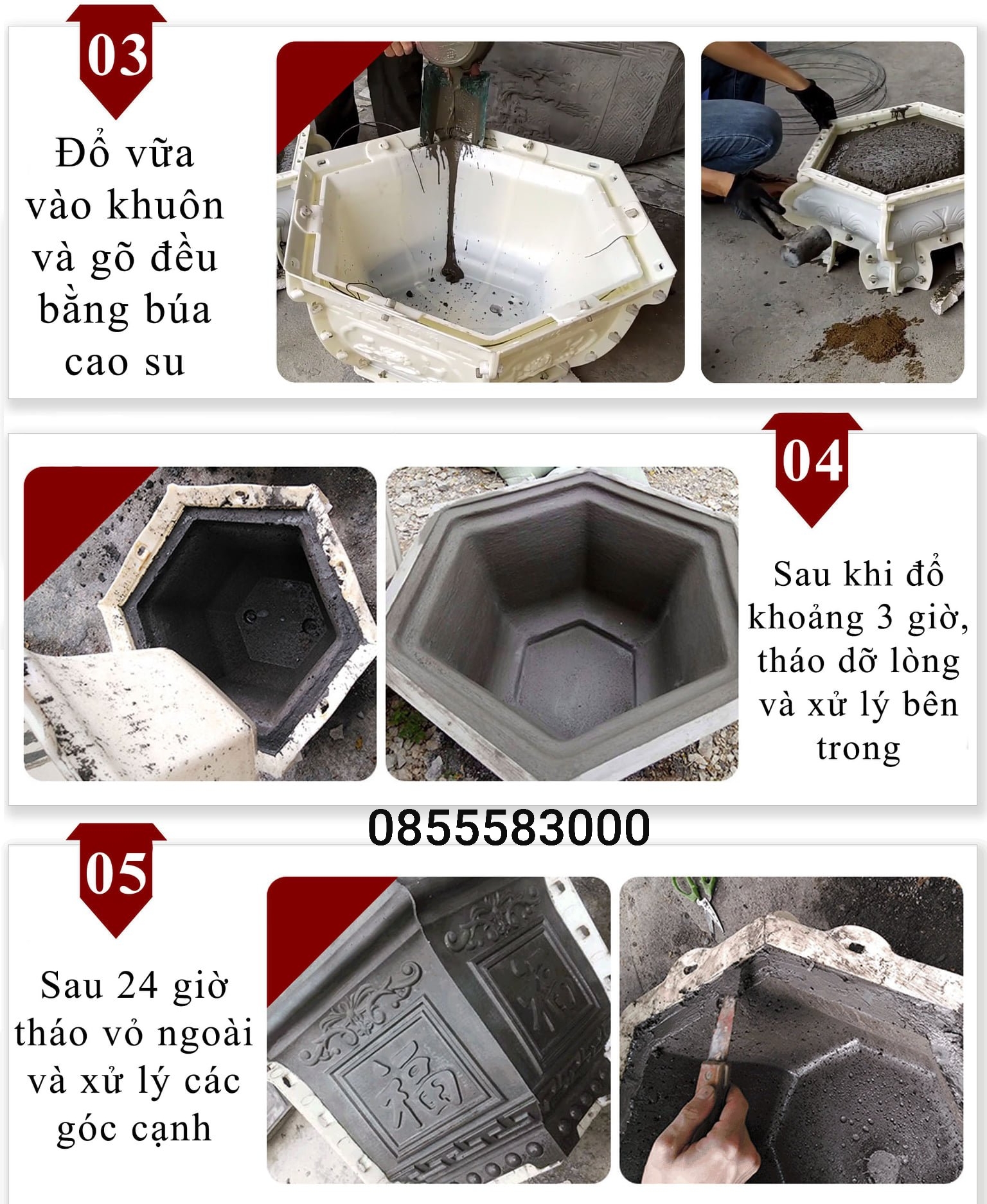 Khuôn đúc chân đôn tròn 50 (khuôn đôn có lòng trong)