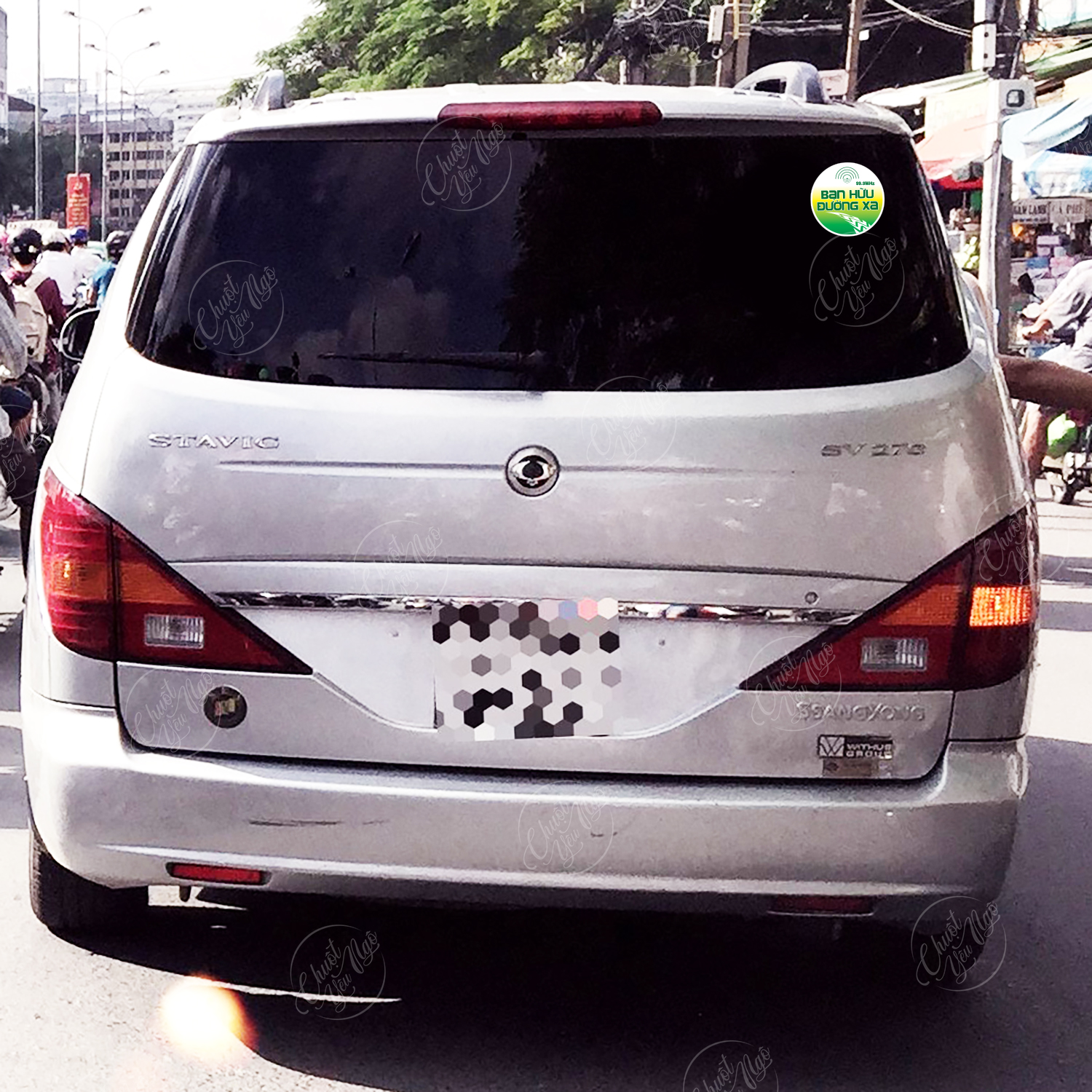 Logo Bạn Hữu Đường Xa đủ kích thước chất liệu decal chống nước
