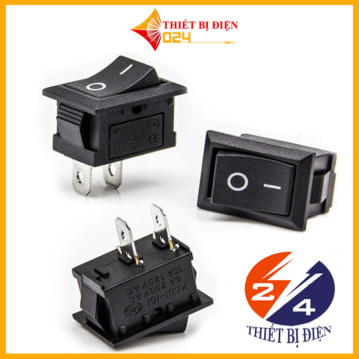 Công Tắc Bập Bênh KCD1-11 2 Chân 3A-250V