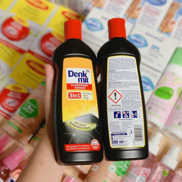 DUNG DỊCH VỆ SINH BẾP TỪ DENKMIT 3in1