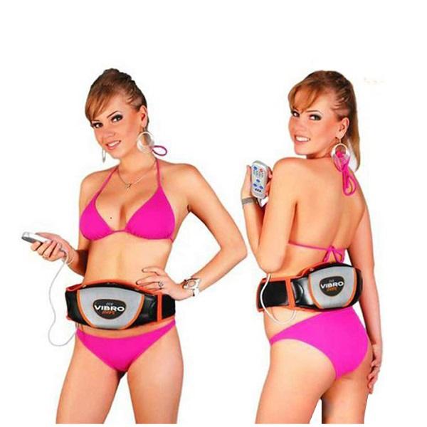 [HCM]Đai Massage Giảm Mỡ Bụng Vibro Shape quấn nóng