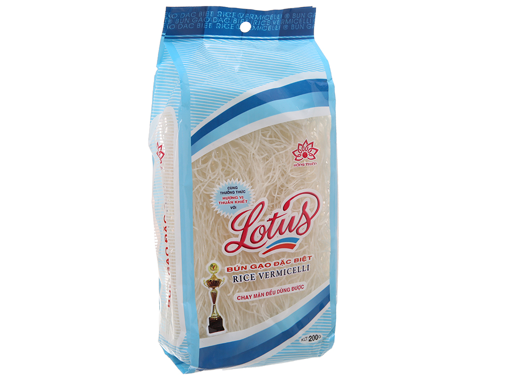 Bún gạo khô lotus - gói 200g