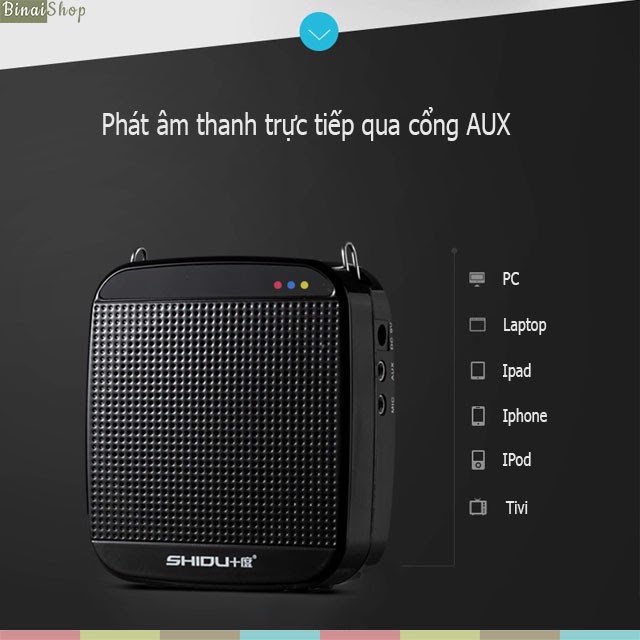 Shidu Sd-S613 Wireless Teaching Assistant (Uhf), with Bluetooth