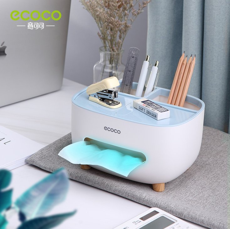 Ecoco Hộp Đựng Khăn Giấy Để Bàn Mẫu Mới