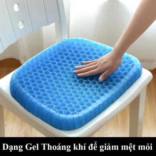 ĐỆM HỖ TRỢ FLEX LÓT GHẾ SIÊU ÊM CHO NGƯỜI BỆNH ĐAU LƯNG  VỚI LỚP 3D SIÊU THOÁNG KHÍ CHỐNG MỎI CHO NGƯỜI NGỒI LÂU -ĐỆM SILICON LÓT GHẾ NGỒI XE HƠI LOẠI TỐT