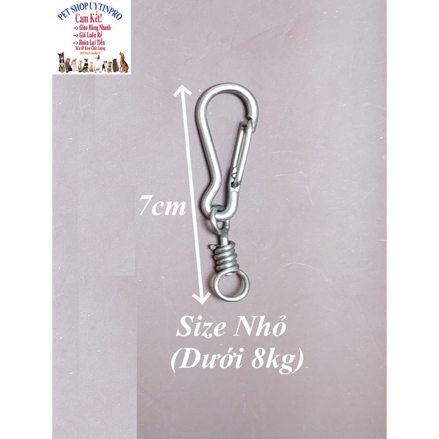 ( Móc Inox Zin 304 )- Móc Khoá Inox Đa Dụng Có Chốt Xoắn