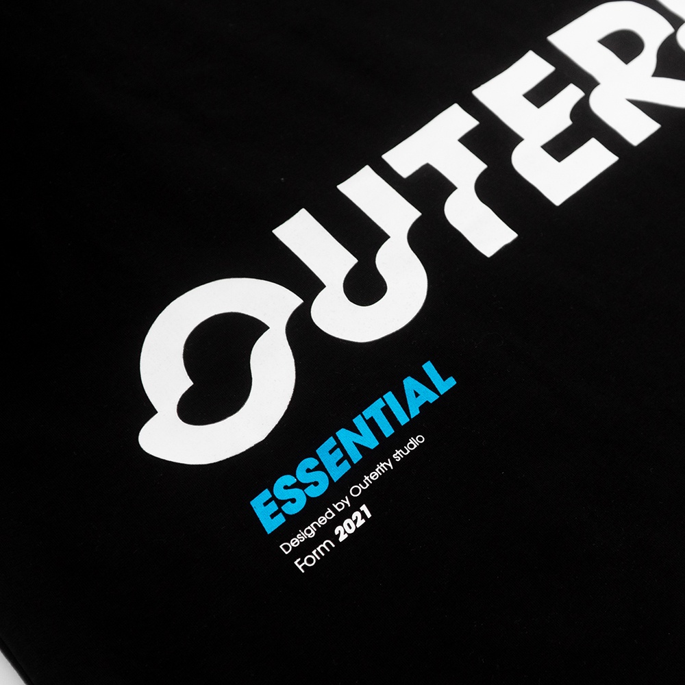 Áo thun Outerity Signature Đen ver2.0 - ORP138
