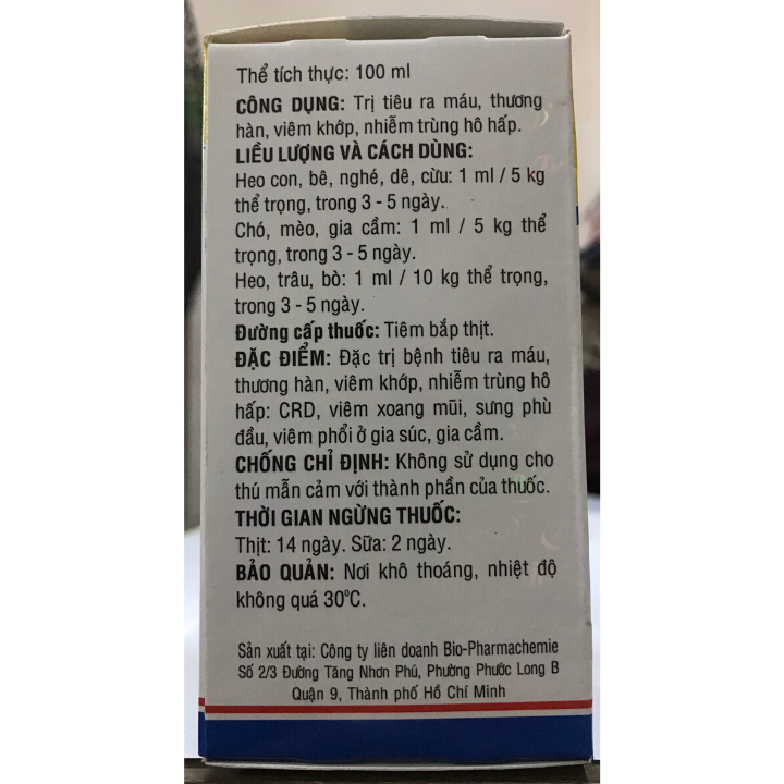 Bio Linco S [100 ml] dứt điểm khẹt, khò khè gà đá