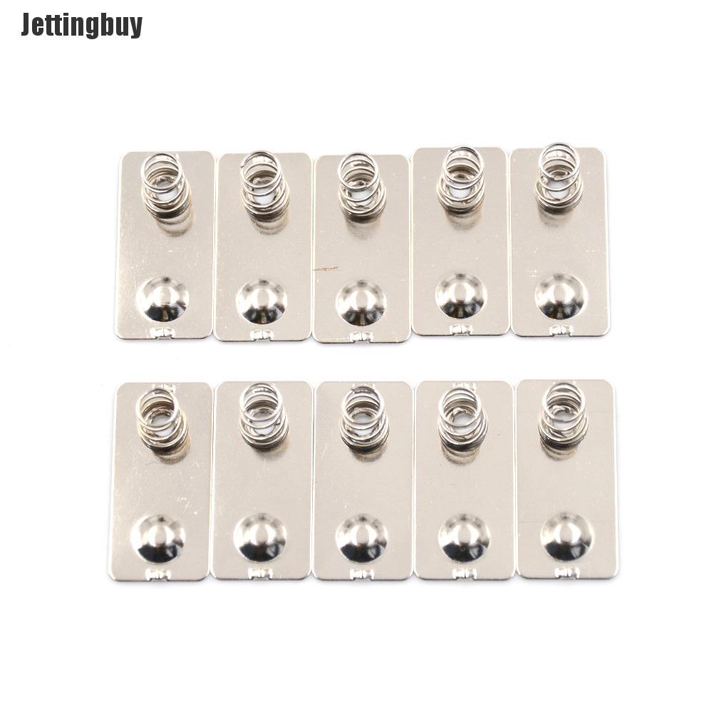 Jettingbuy 10PCS AA Battery Positive Negative Conversion Spring Contact Plate