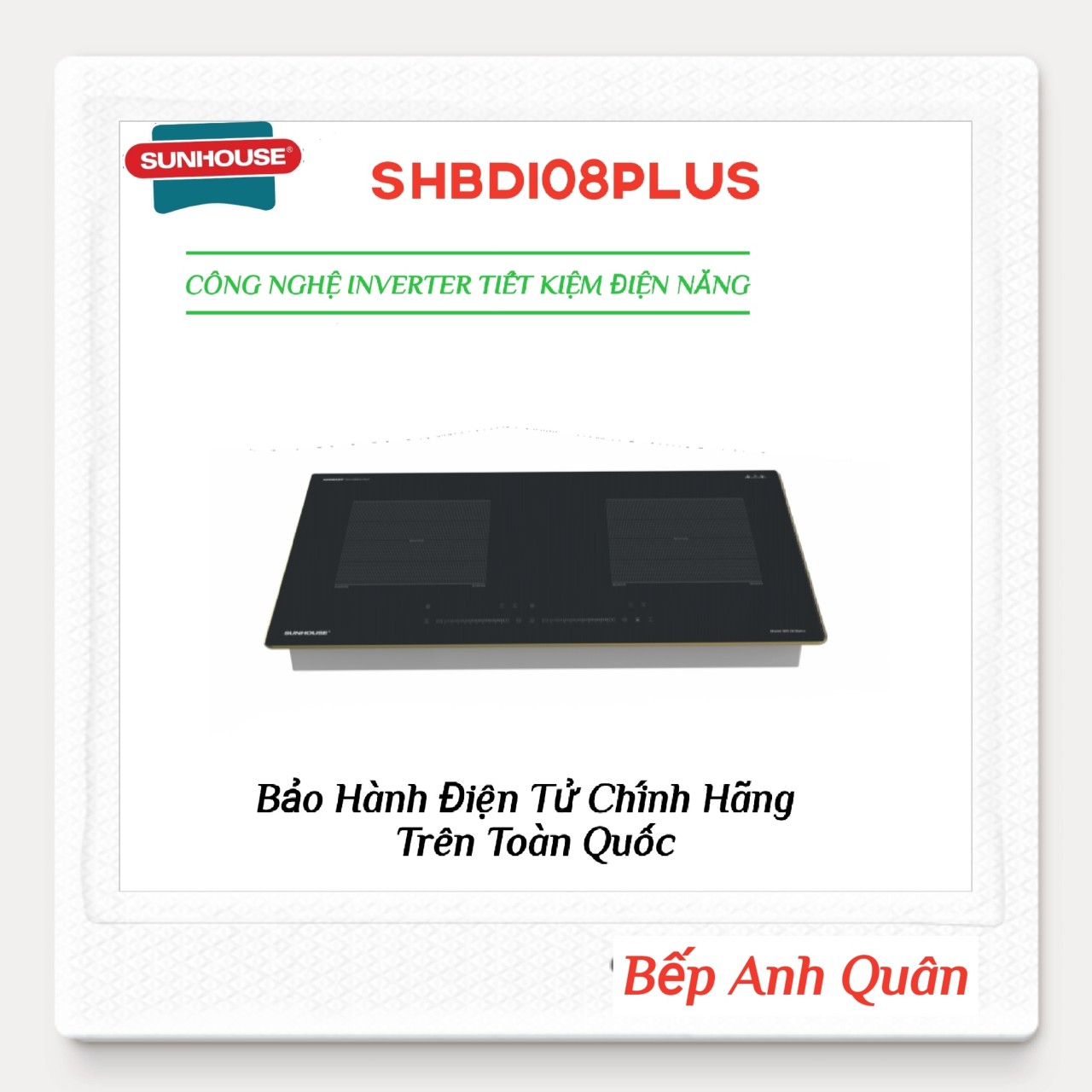 [Trả góp 0%]Bếp Từ Đôi Cao Cấp Sunhouse SHB DI08PLUS