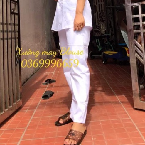 Quần blouse trắng Nam Nữ hàng đẹp