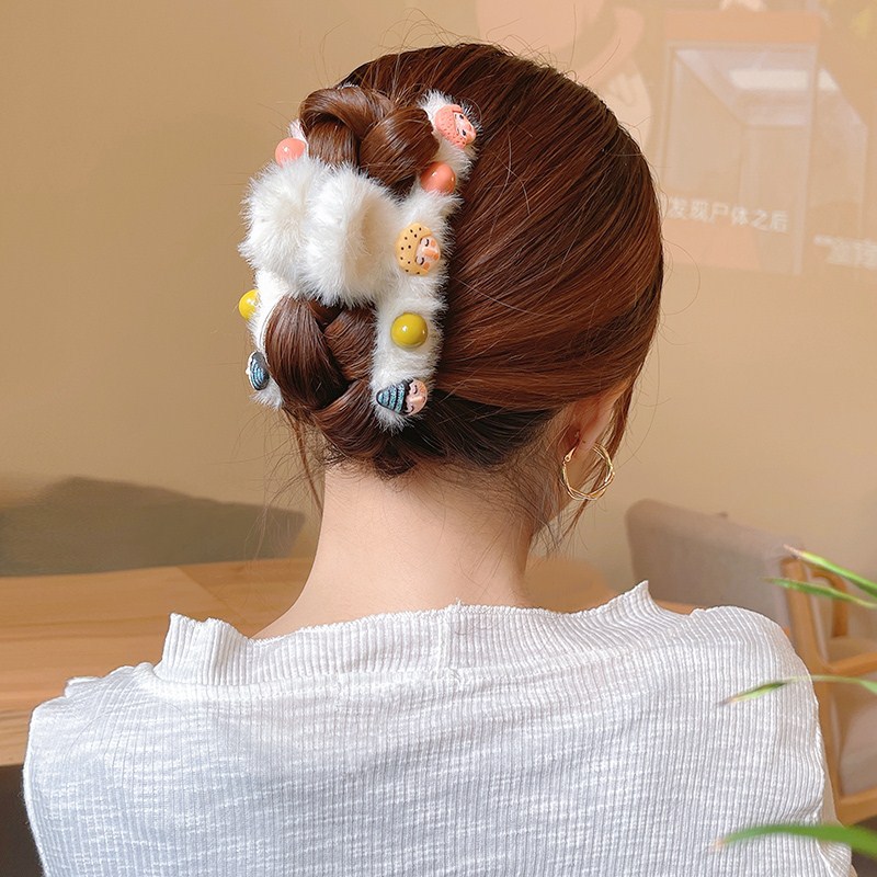 Xả kho kẹp tóc các mẫu hình siêu cute kèm nỉ lông hottrend cho các bạn nữ xinh gái