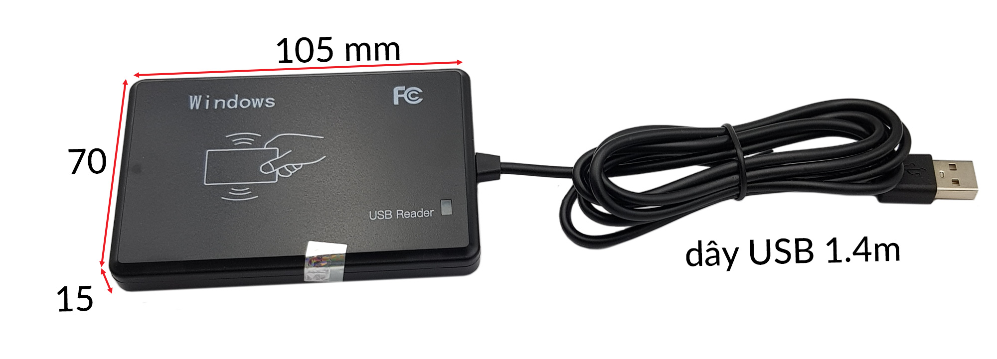 Đầu đọc thẻ RFID 125Khz USB