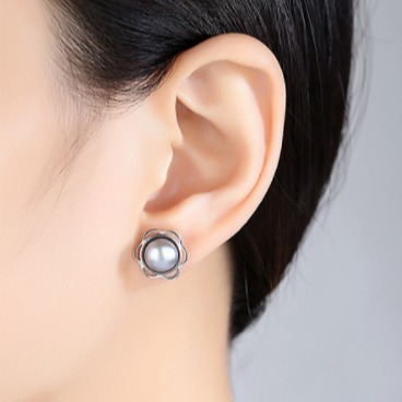 BT214 Bông Tai Ngọc Trai