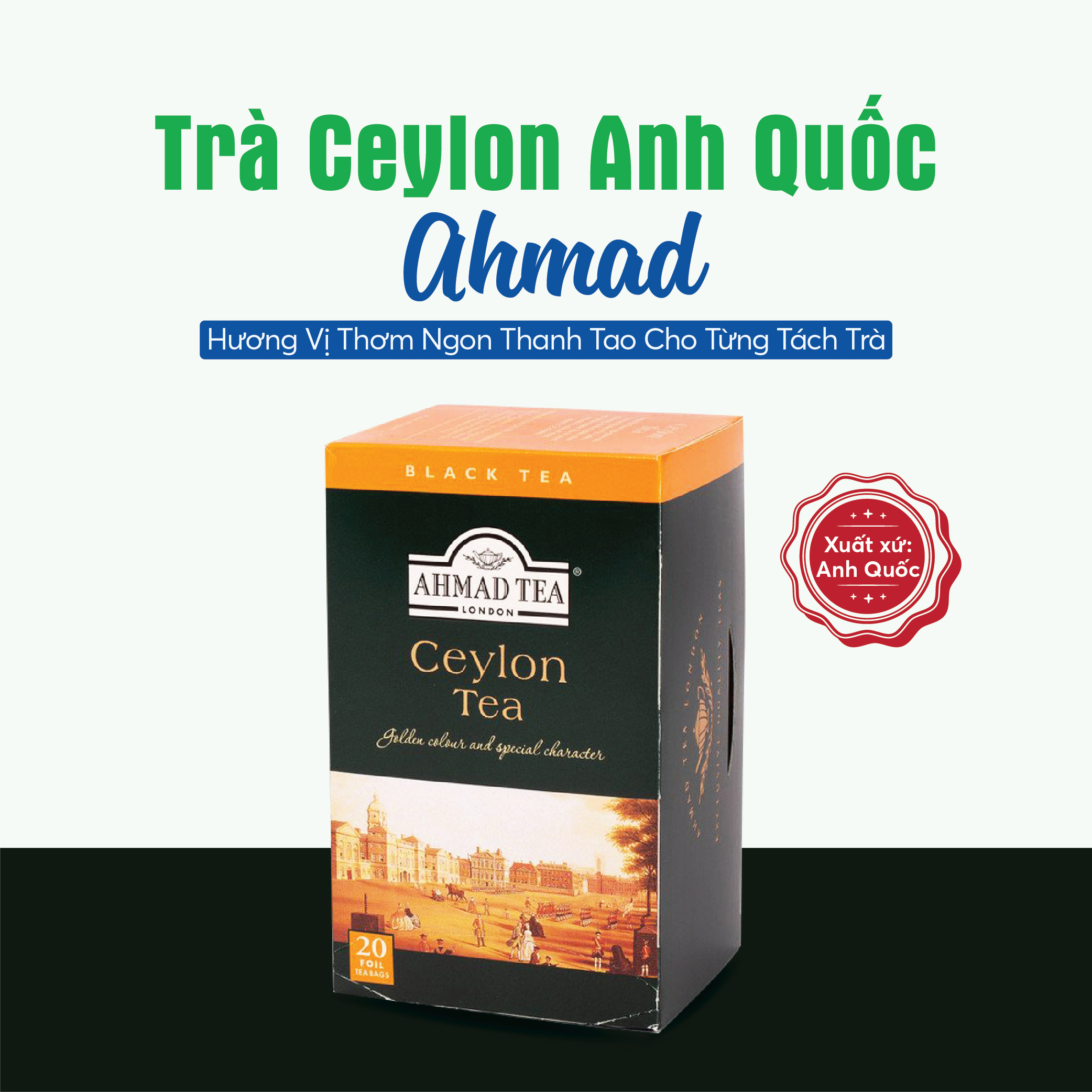 Trà Ceylon Anh Quốc AHMAD