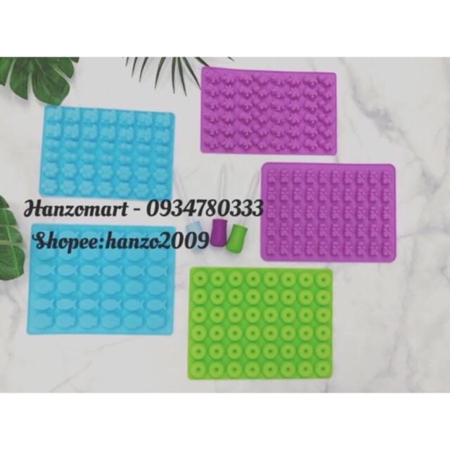 Khuôn Silicon Làm Thạch/Kẹo Dẻo Chip Chip Cho Bé
