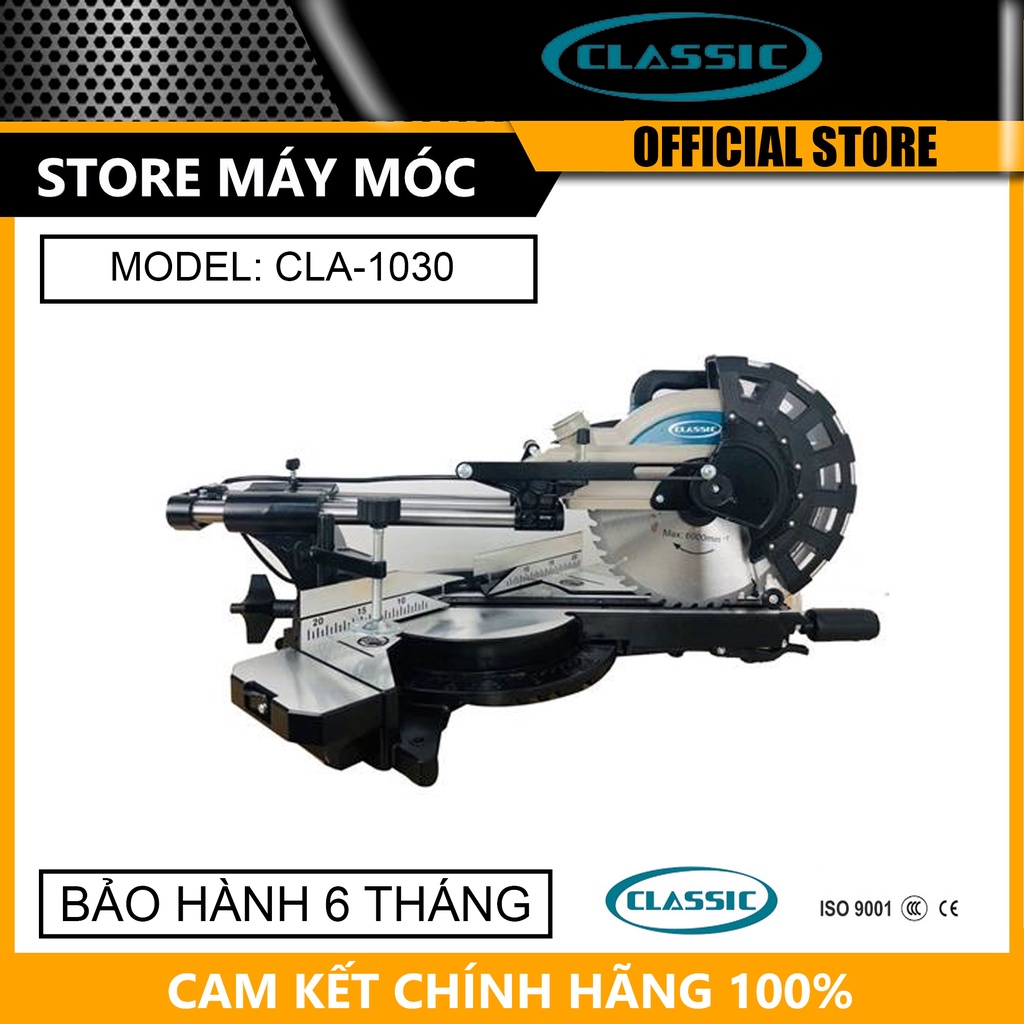 Máy cắt đa năng thanh trượt 255mm classic cla-1030 - hàng chính hãng