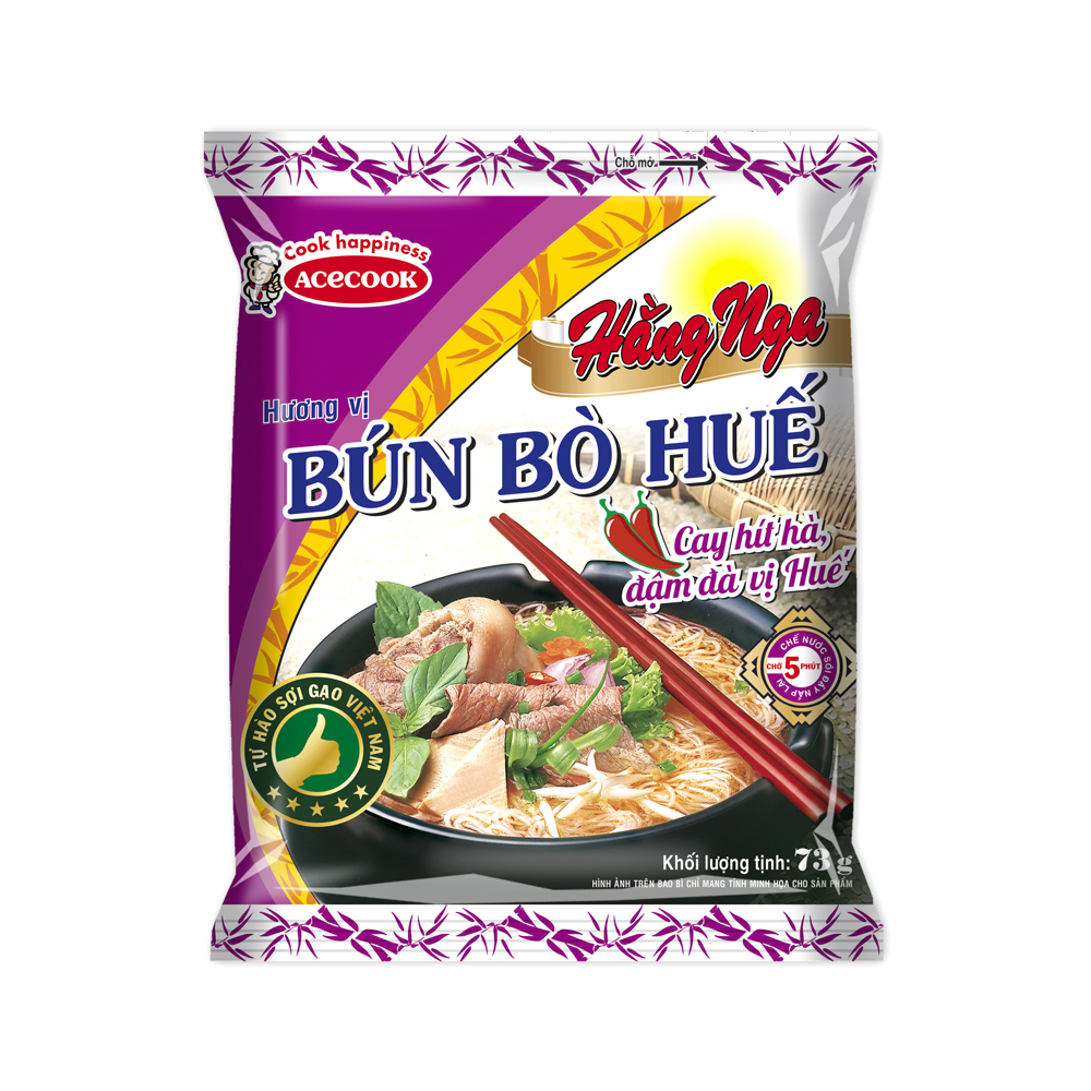 Gía sỉ 1 thùng Bún bò huế HẰNG NGA  ( 30 gói )