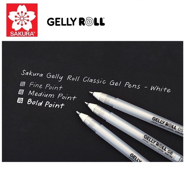 GEL TRẮNG SAKURA ROLL(ĐỦ CỠ 05/0.8/1.0)