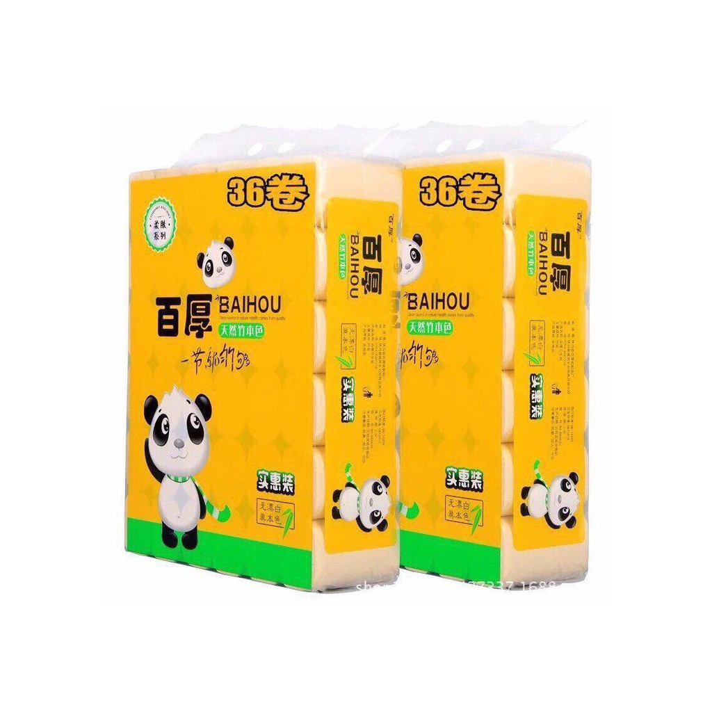 GIẤY VỆ SINH GẤU TRÚC
