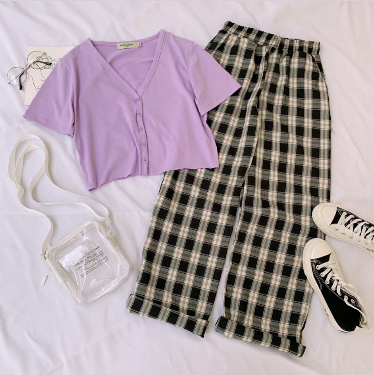 Áo Croptop YUNI Cổ Tim Tay Lỡ Unisex