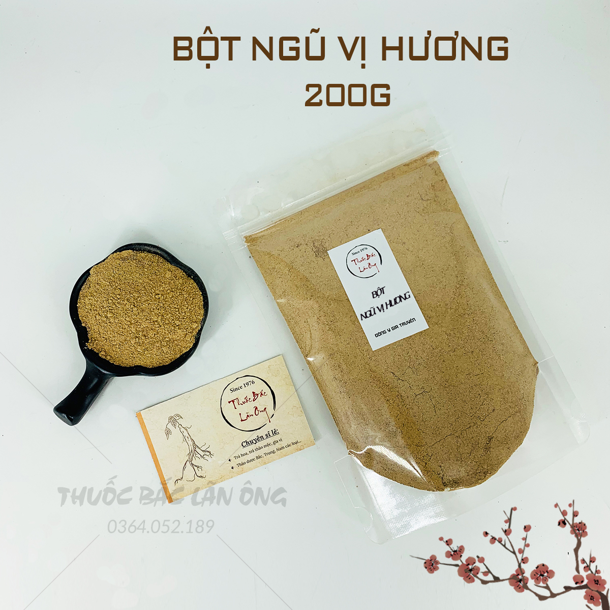 Bột ngũ vị hương 200g