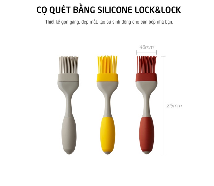 [Hcm]Silicone Lock&Lock Oil Brush Lol126