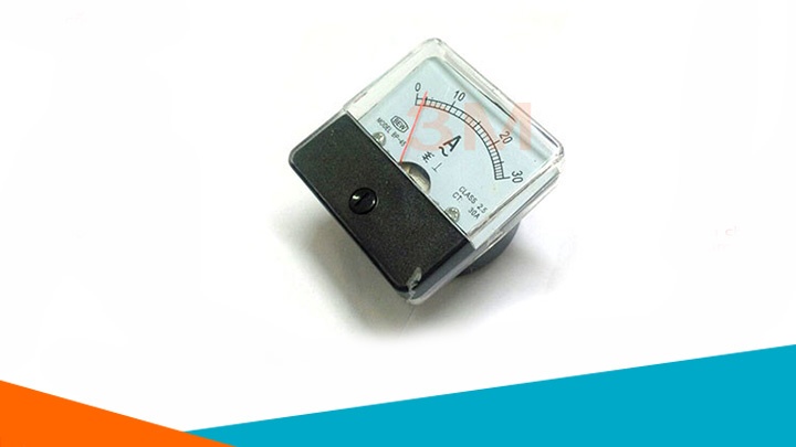 Đồng hồ Ampe kế xoay chiều BEW 5x5x3.5cm