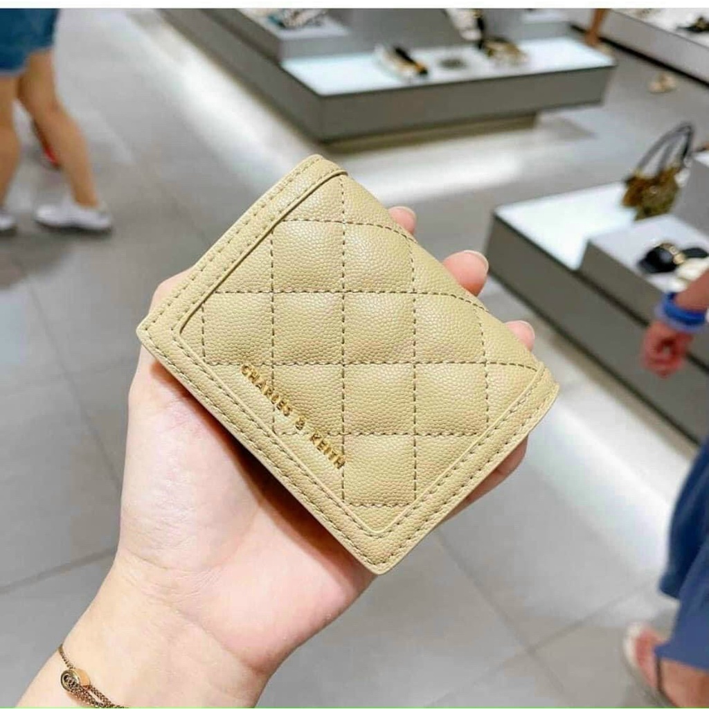 Ví minI trần dây xích đeo CHARLES AND KEITH [FULL BOX TAG]
