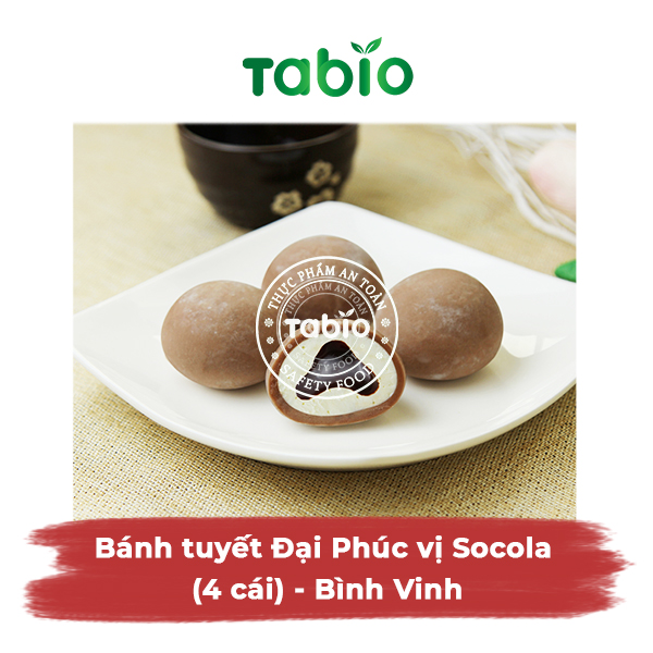HCM - Bánh tuyết Đại Phúc vị Socola (4 cái) - Bình Vinh - TABIO