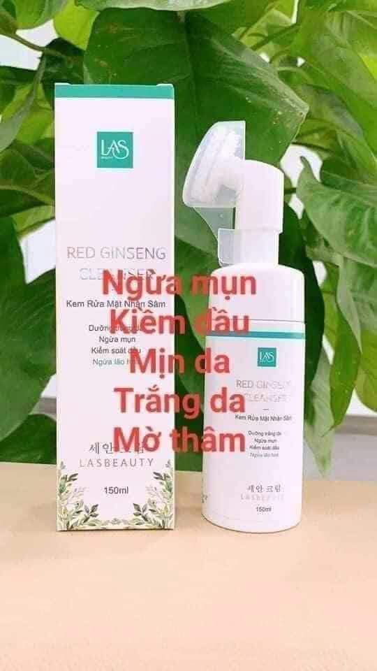 [CHÍNH HÃNG] Kem rửa mặt nhân sâm LAS BEAUTY mẫu mới nhất
