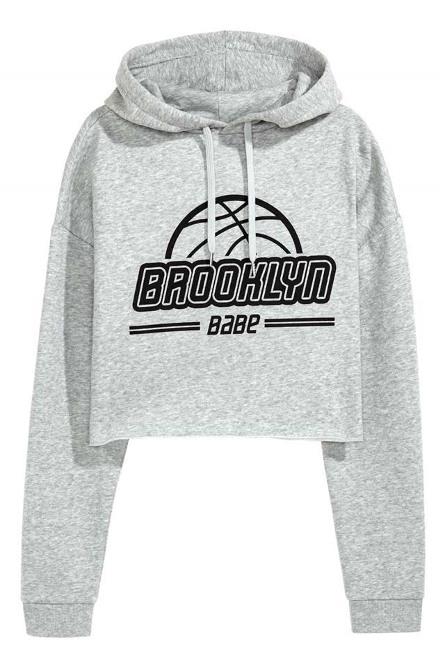 Hoodie croptop (40-55kg). Ảnh thật