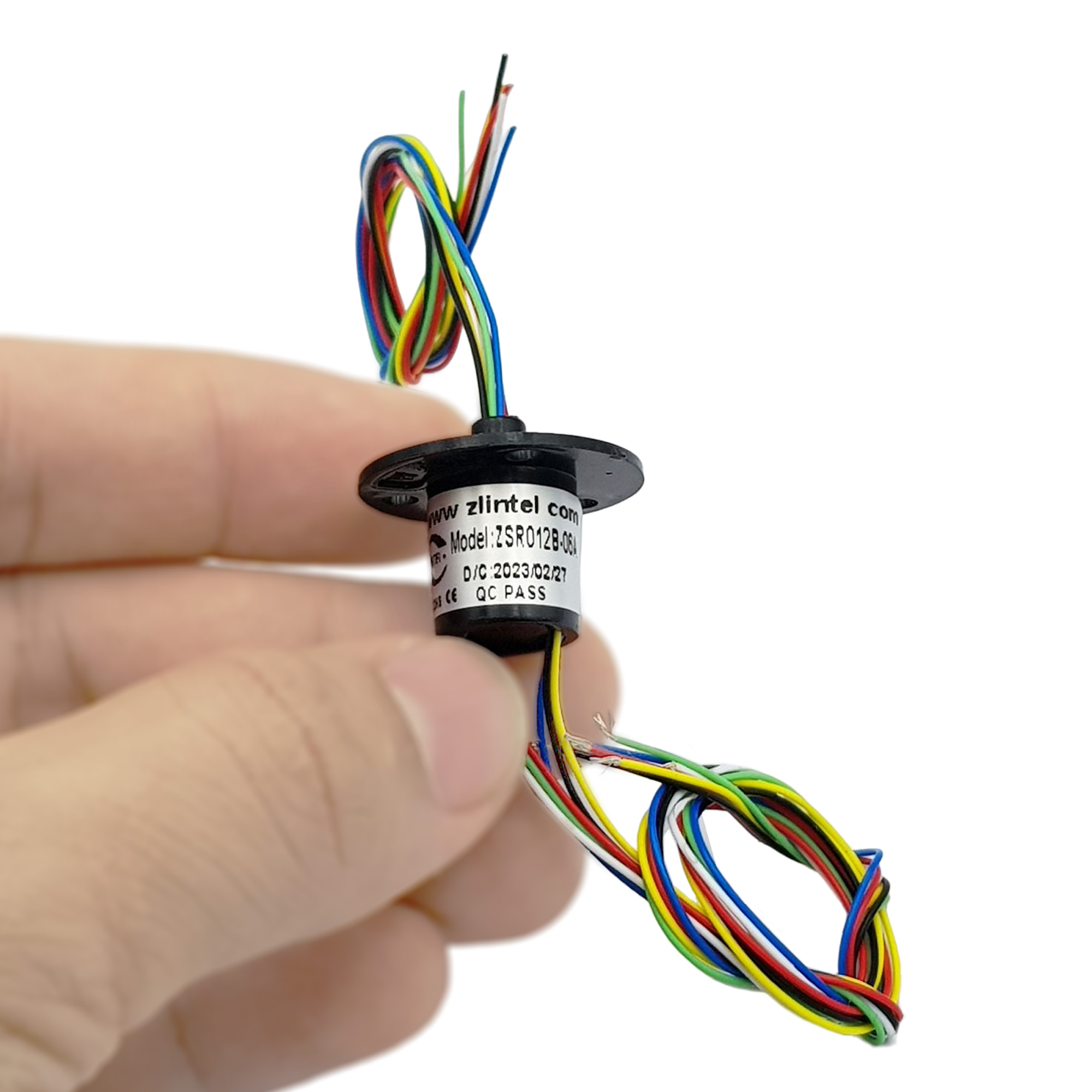 Cổ góp vòng quay dẫn điện 12.5mm 2A